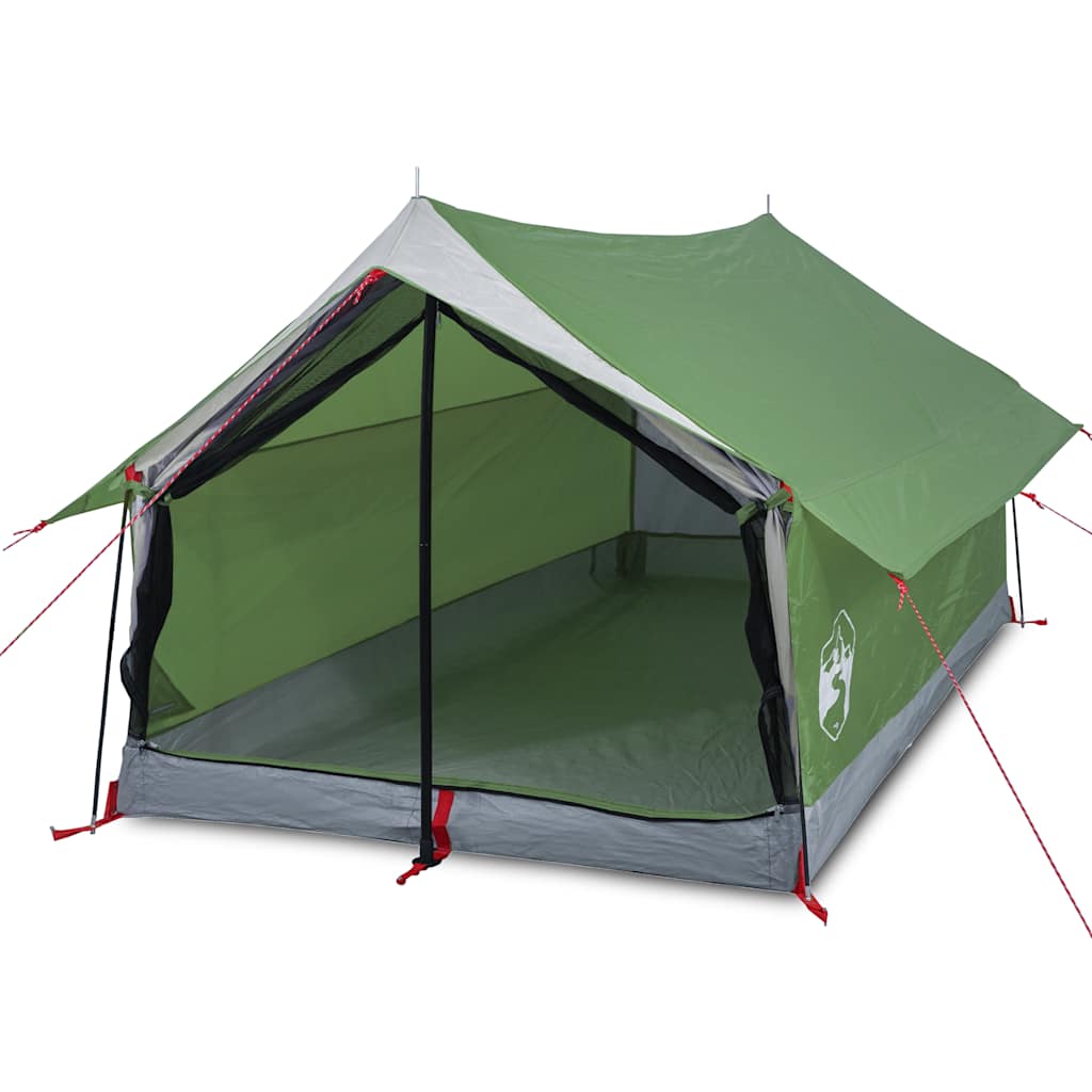 Camping Tent 2-Person Green Waterproof