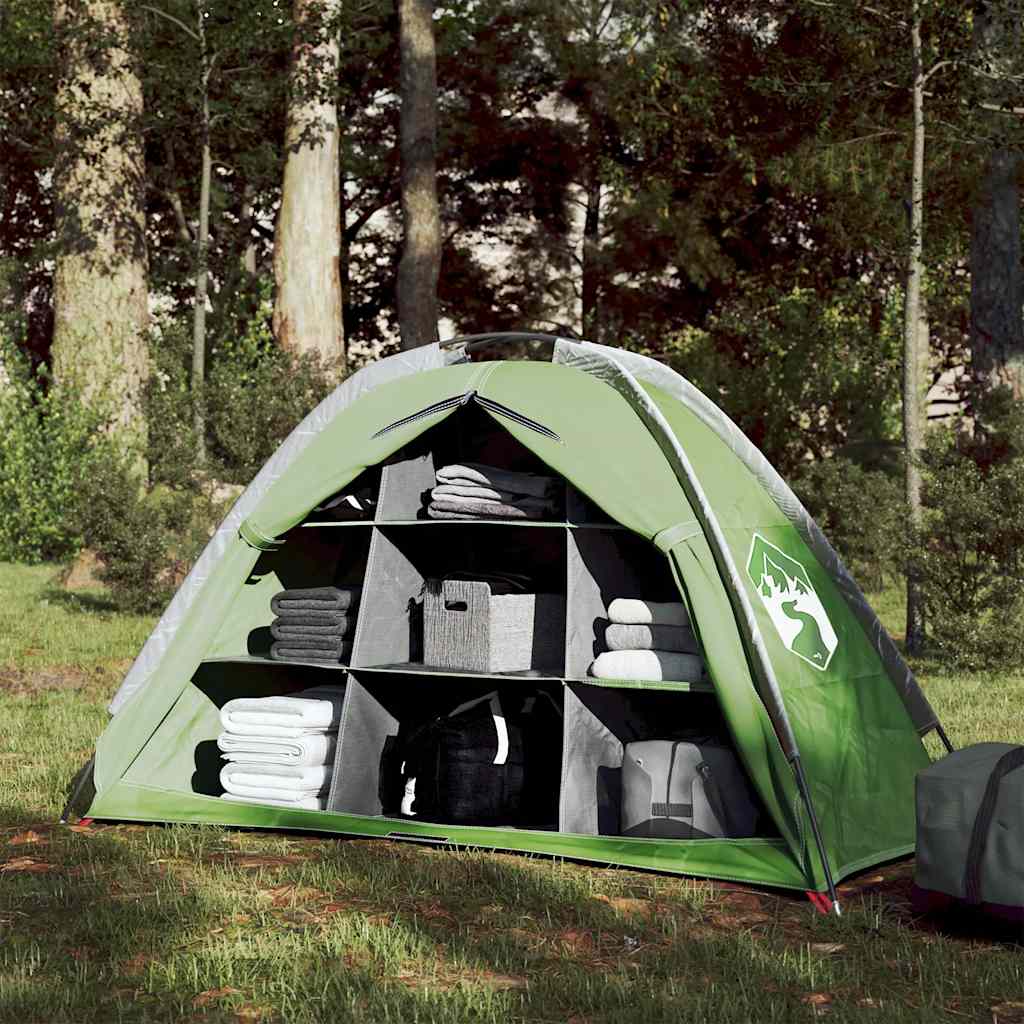 Storage Tent 9 Compartments Green Waterproof