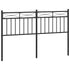 Metal Headboard Black 137 cm Double