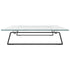 Monitor Stand Black 80x35x8 cm Tempered Glass and Metal