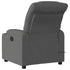 Massage Recliner Chair Dark Grey Fabric