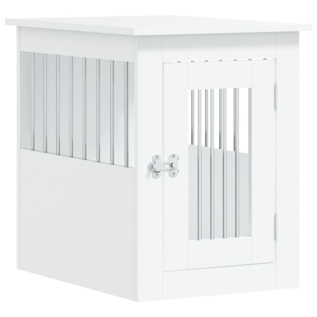 Dog Crate Furniture White 45x62x59 cm Engineered Wood