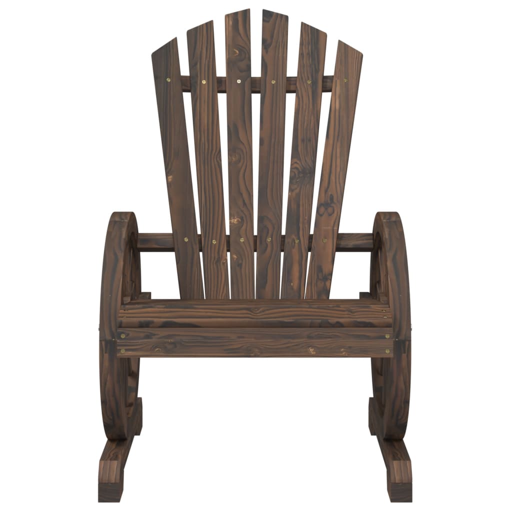 Garden Adirondack Chairs 4 pcs Solid Wood Fir