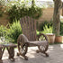 Garden Adirondack Chair Solid Wood Fir