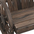 Garden Adirondack Chair 2-Seater Solid Wood Fir