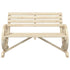 Garden Bench 2-Seater Solid Wood Fir