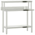 Kitchen Work Table with Overshelf 110x55x120 cm Stainless Steel