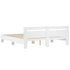 Bed Frame without Mattress White 183x203 cm King