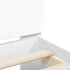 Bed Frame without Mattress White 183x203 cm King