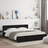 Bed Frame without Mattress Black 183x203 cm King