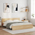 Bed Frame without Mattress Sonoma Oak 183x203 cm King