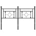 Metal Headboard Black 137 cm Double