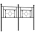 Metal Headboard Black 137 cm Double