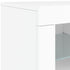 Sideboard with LED Lights White 60.5x37x67 cm