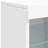 Sideboard with LED Lights White 81x37x67 cm