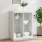 Sideboard with LED Lights White 81x37x100 cm