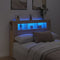 LED Headboard Sonoma Oak 140x18.5x103.5 cm Engineered Wood