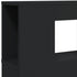 LED Headboard Black 160x18.5x103.5 cm Engineered Wood