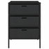 Garden Storage Cabinet Black 55x59x80 cm Poly Rattan