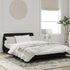 Bed Frame without Mattress Black 137x187 cm Double Velvet