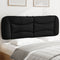 Headboard Cushion Black 152 cm Queen Fabric