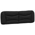 Headboard Cushion Black 152 cm Faux Leather