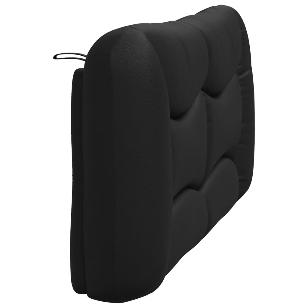 Headboard Cushion Black 152 cm Faux Leather