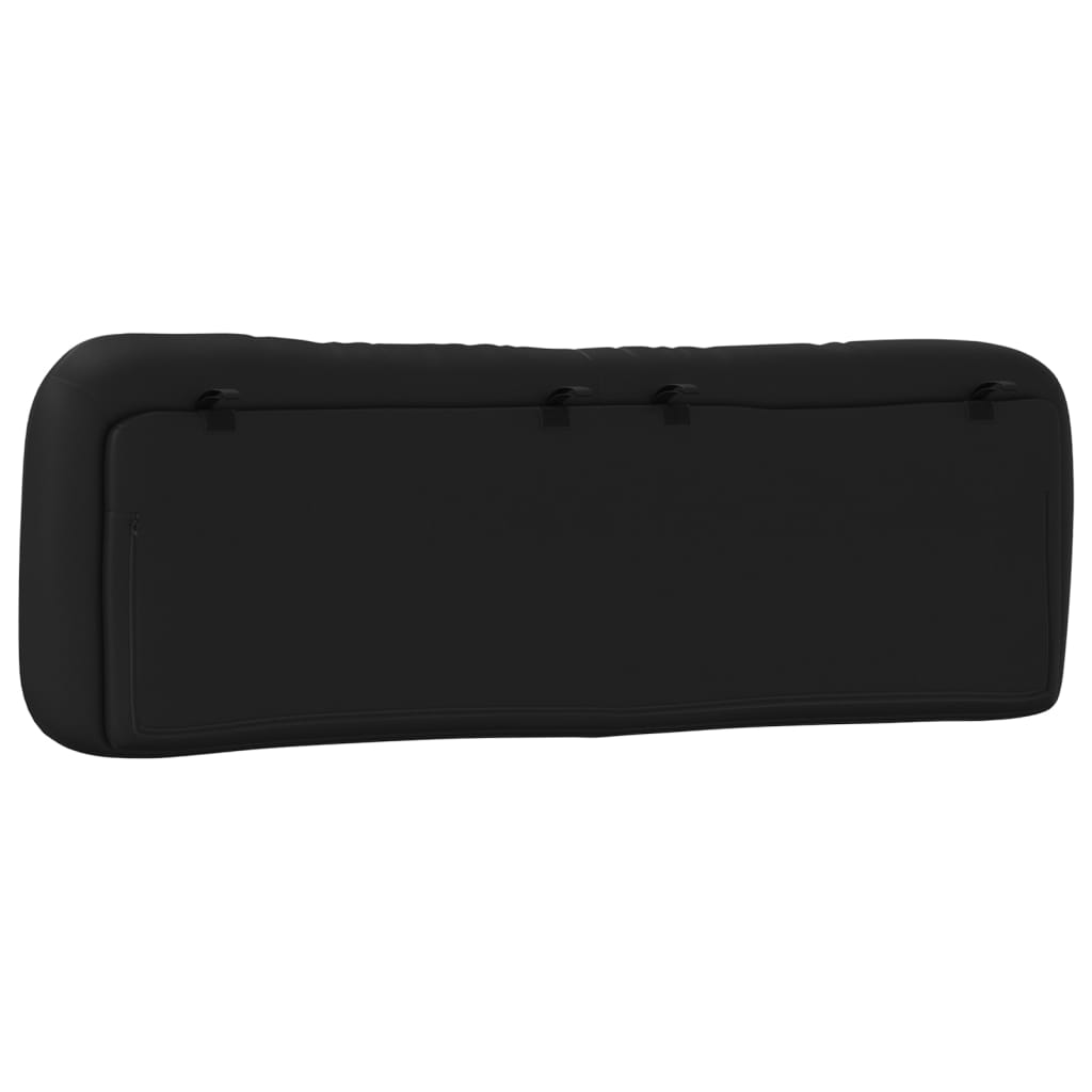 Headboard Cushion Black 152 cm Faux Leather