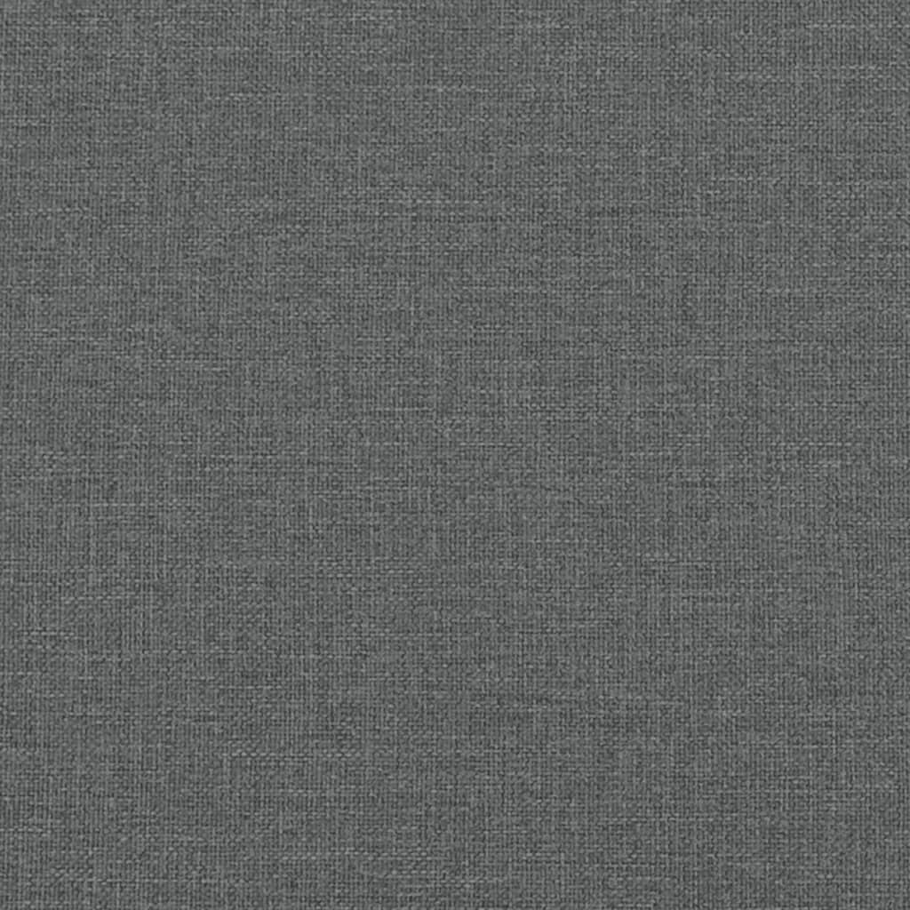 Headboard Cushion Dark Grey 107 cm King Single Fabric