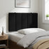 Headboard Cushion Black 90 cm Velvet