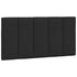 Headboard Cushion Black 107 cm Velvet