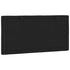 Headboard Cushion Black 107 cm Velvet