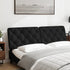 Headboard Cushion Black 152 cm Queen Velvet