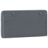 Headboard Cushion Dark Grey 107 cm King Single Velvet