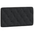 Headboard Cushion Black 107 cm King Single Velvet