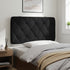 Headboard Cushion Black 107 cm King Single Velvet