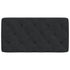 Headboard Cushion Black 107 cm King Single Velvet