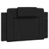 Headboard Cushion Black 90 cm Faux Leather