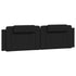 Headboard Cushion Black 180 cm Faux Leather