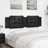 Headboard Cushion Black 180 cm Faux Leather