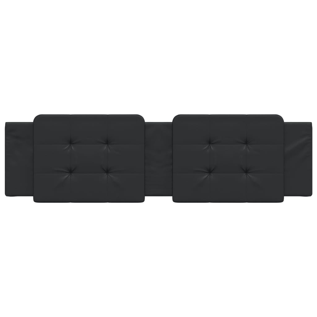 Headboard Cushion Black 180 cm Faux Leather