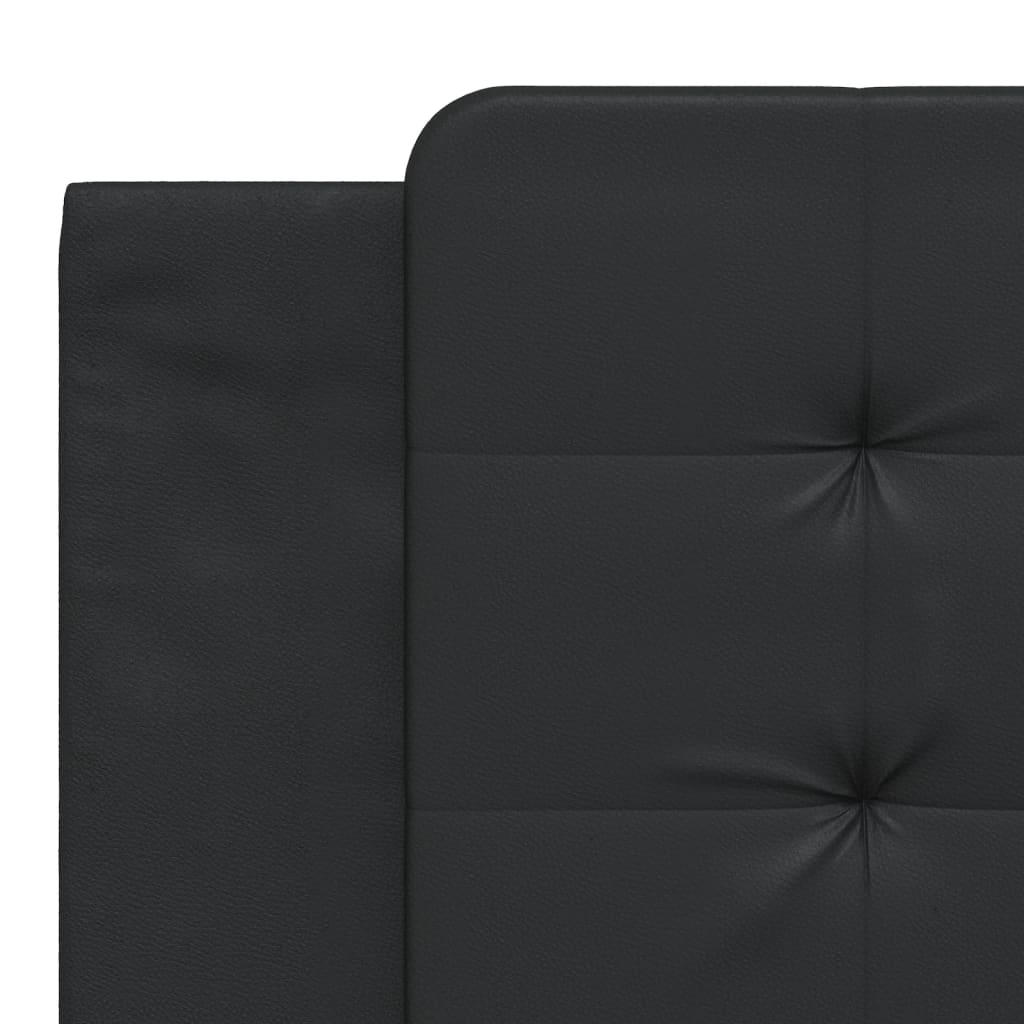 Headboard Cushion Black 180 cm Faux Leather