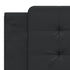 Headboard Cushion Black 180 cm Faux Leather