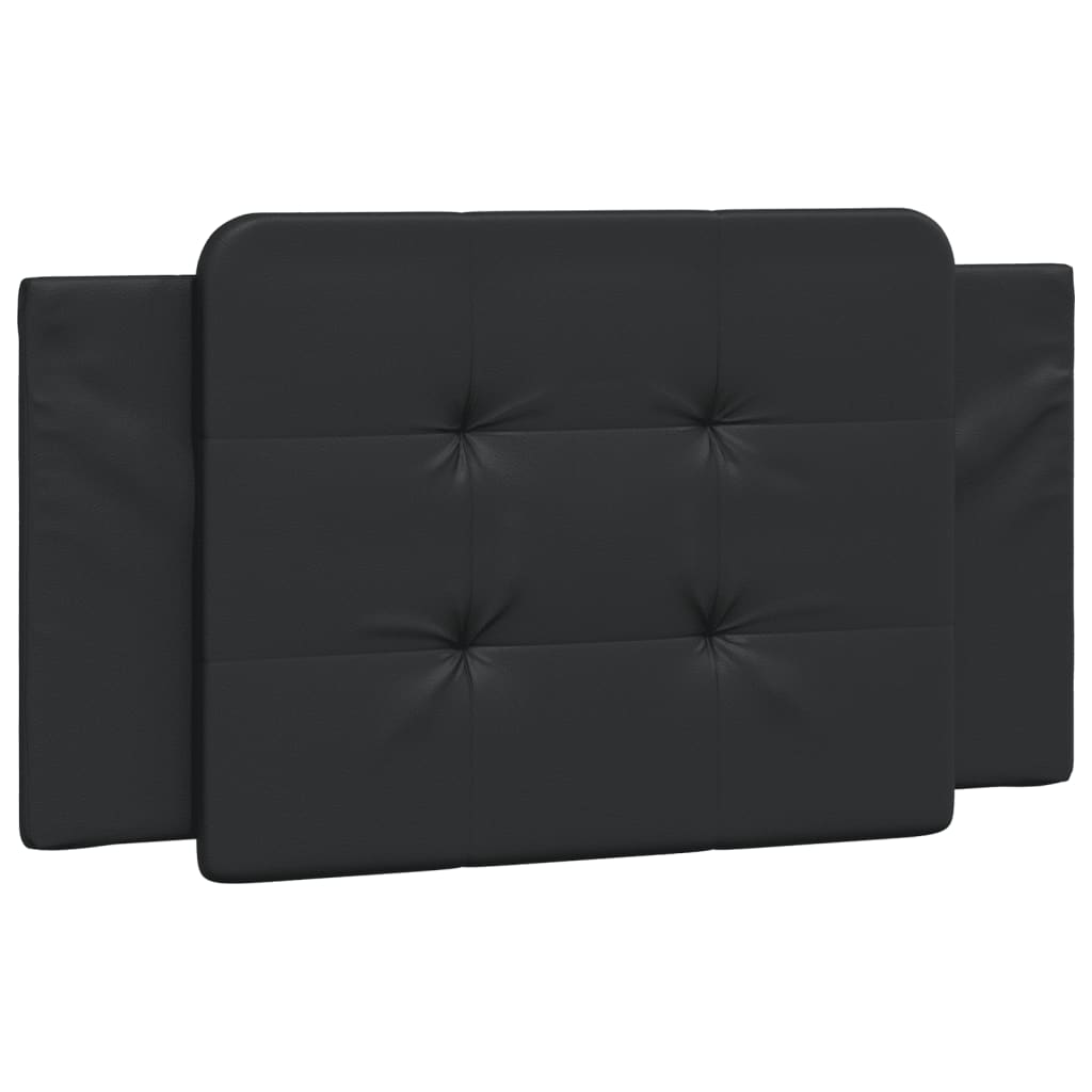 Headboard Cushion Black 107 cm King Single Faux Leather