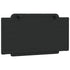 Headboard Cushion Black 107 cm King Single Faux Leather