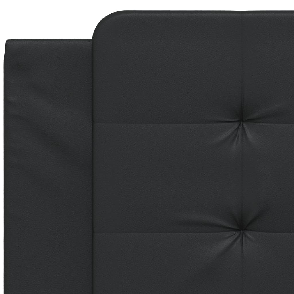 Headboard Cushion Black 107 cm King Single Faux Leather