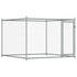 Dog Cage with Doors Grey 6x2x1.5 m Galvanised Steel