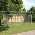 Dog Cage with Door Grey 4x2x1.5 m Galvanised Steel