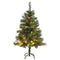 Artificial Hinged Christmas Tree 150 LEDs 120 cm