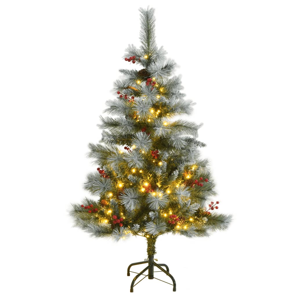 Artificial Hinged Christmas Tree 150 LEDs 120 cm